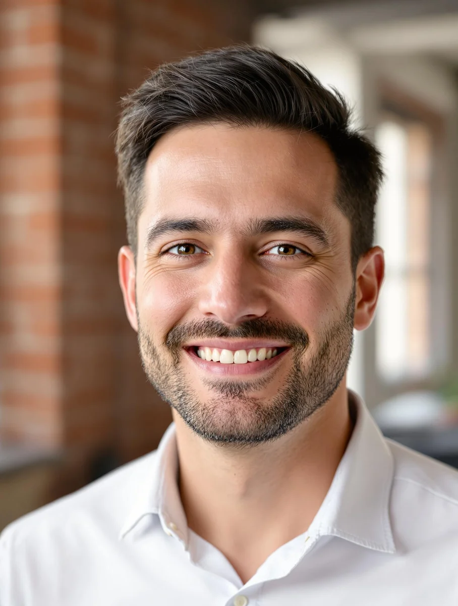 KI-generiertes LinkedIn Profilbild - Startup Mann
