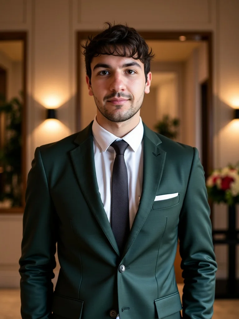 Dunkelolivgrüner Blazer